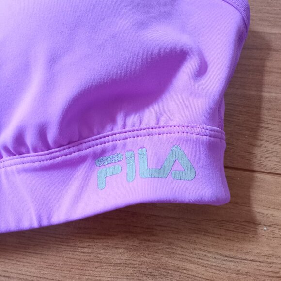 Fila Orchid Purple Sports Bra (Medium) - Picture 2 of 3